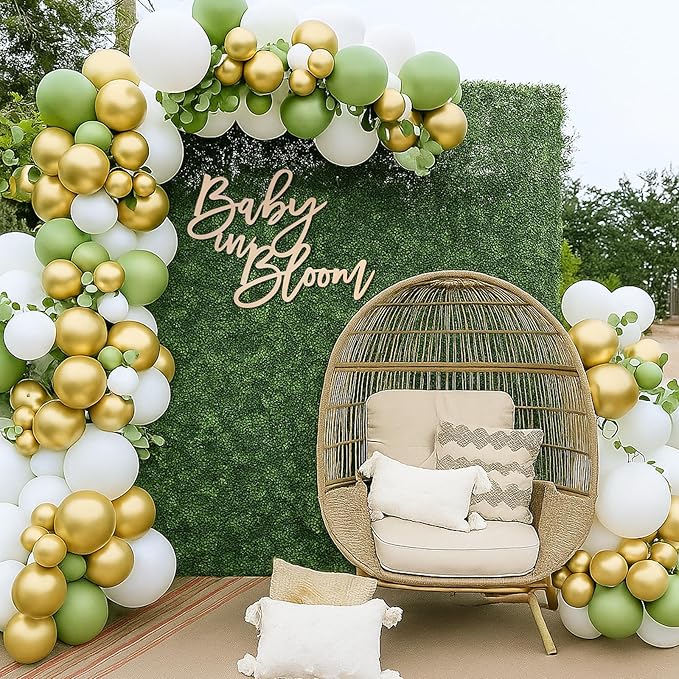 Baby in Bloom Backdrop Sign - Ba by Shower, Gender Reveal Wooden Decor & Photography Back Drop, Unique Ba by Announcemen (Baby in Bloom Backdrop Sign)