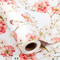 MAYPLUSS Gift Wrapping Paper Roll - Romantic Watercolor Pink Flower and Birds Design Gift Wrap Paper for Wedding, Bridal Shower, Mother’s Day, Valentine's Day, Birthday, Anniversay (17 Inch X 33Feet)