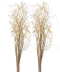 Royal Imports Sparkle Glitter Curly Ting Ting Branches Vase Filler for Wedding, Holiday & Home Decoration, 26”, 75 Stems (Gold)