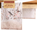 Maison d' Hermine Table runner 100% Cotton Single Layer Table Runners 72 inches long Decorative for Home Kitchen Dining Party Wedding Bridal Shower Spring Summer (Meadow Florals - Brown, 14.50" x 72")
