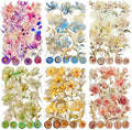 TIAMECH Flowers Stamp PET Stickers - 150 Pcs Vintage Dream Talk & Beauty Snow Floral Design, Waterproof Sticker for Journaling & Scrapbooking, Junk Journal Supplies, Ephemera & DIY Crafts