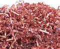UNIQOOO 1/2 LB Metallic Rose Gold Crinkle Cut Paper Shredded Filler, Pink Grass Raffia Tissue, Strands Shred Craft Bedding Cushion, Wedding Mothers Day Bridesmaid Engagement Gift Boxes Bags Retail