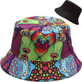 XYIYI Cute Bucket Hat Beach Fisherman Hats for Women, Reversible Double-Side-Wear