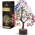 7 chakra tree of life crystal tree, home decor living room decor aesthetic office decor , birthday gifts for women , birthday gifts for mom , retirement gift for woman , crystals and healing stones
