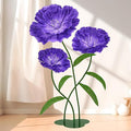 Purple Large Paper Flowers - Giant Paper Flowers 5.77FT Life Size Flowers Wedding Decorations for Birthday Party Outdoor Banquet Event Home Backdrop Decor