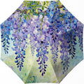 Small Compact Travel Automatic Folding Umbrella for Women, Portable Lightweight, Rain, Wind, UV Sun Shade