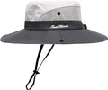 Womens Summer Sun Hat Beach Hat Wide Brim Outdoor UV Protection Hat Foldable Cool Mesh Ponytail Bucket Hat