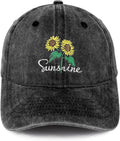 Sunshine Flower Trucker Hat Sun Baseball Cap for Women Snapback Adjustable Hats Gift