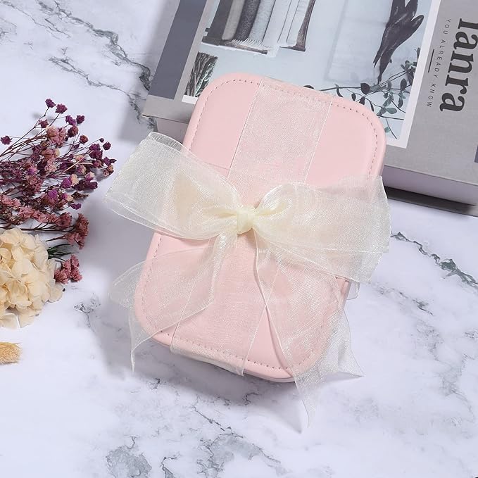 1.5 inch Sheer Organza Ribbon Ivory Chiffon Ribbon for Gift Wrapping Christmas Halloween Decoration Wedding Bouquet Crafts 50 Yards