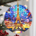 Christmas Ornaments, Eiffel Tower Ornament, Christmas Tree Ornaments, Xmas Decorations, Holiday Decorations, Eiffel Tower Lover Gifts, Holiday Party Gifts, and Xmas Gift Ideas