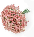 DEEMEI Babys Breath Artificial Flowers 10Pcs 30 Branches Fake Babys Breath Flowers Artificial Bulk Pink Gypsophila Bouquets Real Touch Faux Flowers for Wedding Floral Arrangement Party Home Decor