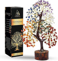 FASHIONZAADI 7 Chakra Tree of Life, Crystals and Healing Stones, Birthday Gifts for Women - Crystal Tree for Positive Energy, Home Office Decor, Spiritual Gifts for Women