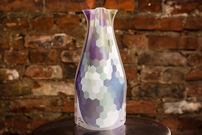 MODGY Expandable Flower Vase Plastic Decorative Modern Vases for Flowers Centerpieces Dining Table Decor Living Room Bathroom Wedding Office, Bizzyb
