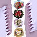 the florist Supply 20 Sheets Premium Flower Wrapping Paper | Waterproof Flower Wrapping Paper for Bouquets | Double Sided Floral Bouquet Sheets | DIY Gifts Colorblend Lilac Dreams
