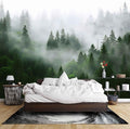 Forest Wall Murals Peel and Stick Forest murals Removable Waterproof Large Wallpaper for Living Room Bedroom (Color-3, 157×110 inch)