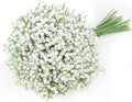 DEEMEI 6 PCS Babys Breath Artificial Flowers Fake Babys Breath Flowers Artificial Bulk White Gypsophila Bouquets Real Touch Faux Flowers for Wedding Floral Arrangement Party Home Decoration