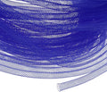 Mesh Tube Ribbon 25 Yards, 6mm Elastic Fabric Ribbons Mesh Tubing for Crafts/Gift Wrapping/Flower Bouquets/Wedding/Birthday/Holiday/Wreaths Christmas/Decoration[Dark Blue]