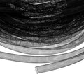 Mesh Tube Ribbon 25 Yards, 8mm Elastic Fabric Ribbons Mesh Tubing for Crafts/Gift Wrapping/Flower Bouquets/Wedding/Birthday/Holiday/Wreaths Christmas/Decoration[Black]