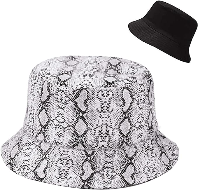 XYIYI Cute Bucket Hat Beach Fisherman Hats for Women, Reversible Double-Side-Wear