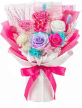 Eterfield Flowers for Delivery Prime, Forever Flowers Bouquet, Preserved Hotpink Roses Birthday Gifts for Her Women Wife Mom Grandma Graduation Valentine's Day Mother's Day