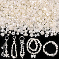 Assorted 270-320PCS Mix ABS Imitation Pearl Beads for Bracelet Making, Bow Heart Kawaii Acrylic Beads,Cute Bead for Jewelry Making DIY Necklace Keychain Phone Charm Christmas Gifts
