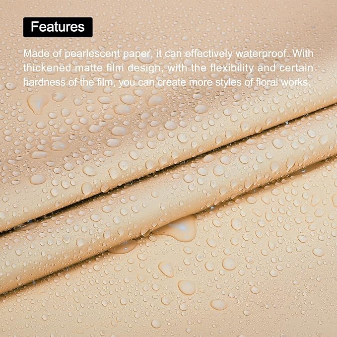 MECCANIXITY 20 Pcs Flower Wrapping Paper 22.8x22.8 Inch Waterproof Florists Wrapping Paper for Florist Bouquet Supplies, DIY Crafts, Gift/Gift Box Packaging Light Gray
