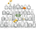 Bud Vase Set of 36PCS, Wedding Centerpieces for Tables Mini Clear Bud Vases for Flowers Small Flower Vases Suitable for Birthday Party Anniversary Wedding Baby Shower