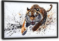 Tiger Large Decor Wall Art Framed Pictures for Living Room, Animal Oversized Canvas Print Painting Modern Extra Large Framed Artwork for Bedroom Office Home Decor 36"x24"