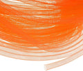 Mesh Tube Ribbon 25 Yards, 6mm Elastic Fabric Ribbons Mesh Tubing for Crafts/Gift Wrapping/Flower Bouquets/Wedding/Birthday/Holiday/Wreaths Christmas/Decoration[Orange]