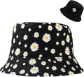 Malaxlx Unisex Bucket Hat Beach Sun Hat Aesthetic Fishing Hat for Men Women Teens, Reversible Double-Side-Wear