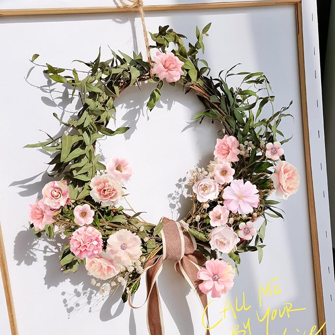 Faux Flower Heads Mini Pink Artificial Flower Heads Fake Peony Daisy Rose Flowers Multicolor Small Silk Daisy Flower Heads for Craft Garland Wedding Party DIY Home Decoration,2-4 cm
