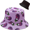 XYIYI Cute Bucket Hat Beach Fisherman Hats for Women, Reversible Double-Side-Wear