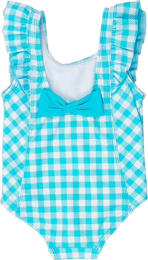 RuffleButts® Baby/Toddler Girls Ruffle Strap One Piece Swimsuit w/UPF 50+ Sun Protection