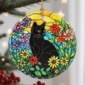 Christmas Ornaments: Christmas Tree Decorations, Black Cat Holiday Decor, Stocking Stuffers, Gift Ideas, Xmas Gifts & Gifts for Cat Lover