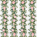 SOMYTING Artificial Flower Garlands Eucalyptus Garlands with Flowers Rose Peony Flower Vine Faux Floral Garland for Wedding Party Arch Table Wall Backdrop Decoration (Light Pink, 4PCS)