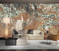 Cliouar-Wall Mural Wallpaper for Bedroom Living Room White Peacock Peel and Stick 137" x 102"