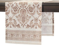 Maison d' Hermine Table Runner 100% Cotton Single Layer Table Runners 90 inches Long for Thanksgiving Christmas Decorations Home Kitchen Dining Party Wedding (Allure, 14.5" x 90")