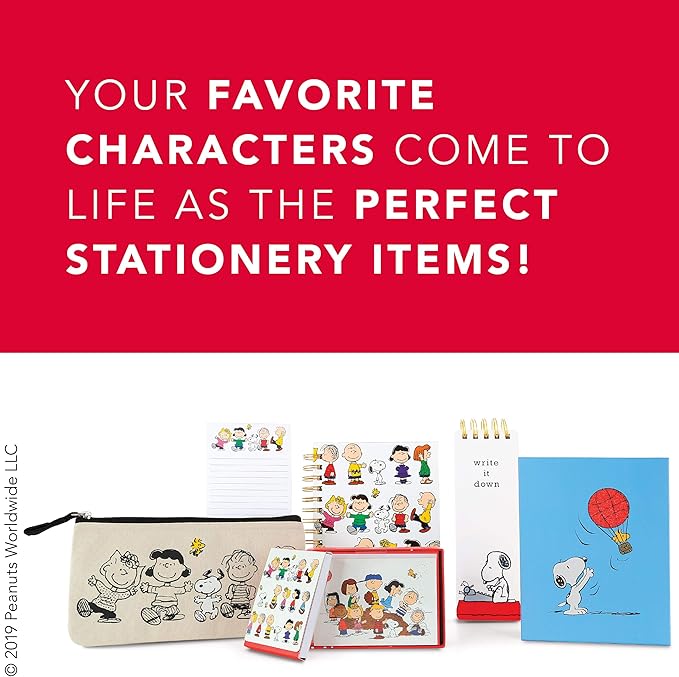 Graphique Peanuts™ Gift Labels | 52 Self-Adhesive Christmas Stickers | 13 Designs with Red Foil Accents | to and from Names | for Holiday Wrapping Paper & Gift Bags
