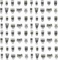 WOCRAFT 60pcs Antique Silver Bails Space Beads Bracelet Charms for Jewelry Making Sets DIY Necklace Bracelet Keychain Crafting Charms Kit Craft Supplies (SN851)