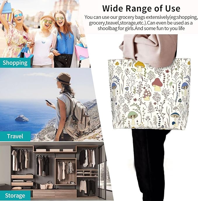 Sunflower Tote Bag For Women, Waterproof Shoulder Bags Big Reusable Grocery Handbag For Shopping Picnic Work Beach