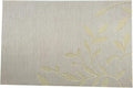 Gugrida Place Mats PVC Set of 6, Table Placemats Set of 6 PVC Washable Woven Vinyl Place Mats Heat Insulation Top Meal Mat Table Mats Natural Color (6 pcs, Yellow Leaves), Large