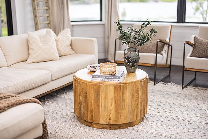 Rustic Ceramic Vase 12 Inch with 3 Artificial 22 Inch Eucalyptus Stems Antique Style for Home Decor, Vintage Inspired Vase with Greenery Stems Artificial Plants Decor in Gift Box for Room Decor