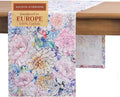 Maison d' Hermine Table Runner 100% Cotton Single Layer Table Runners 72 inches Long Decorative for Kitchen Dining Party Baby Shower Wedding Bridal Shower Spring Summer (Floral Love, 14.50" x 72")