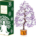 Amethyst Crystal Tree of Life Handmade Gemstone Tree, Chakra Tree of Life, Healing Crystal Tree, Feng Shui Tree Decor, Crystal Decorations, Money Tree Bonsai, Artificial Tree, Spiritual Wisdom Gift