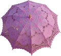 Handmade Pink Lace Parasol Umbrella Wedding Bridal 30 Inch Adult Size