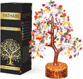 Chakra Tree - Crystal Tree - Feng Shui Tree - Crystal Tree for Positive Energy - Money Crystal Stone - Bonsai Tree - Chakra Tree of Life Decor - Tree of Life Sculptures Tabletop - Good Luck Gifts