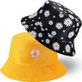 Sun Hat for Women Bucket Hat Cotton Reversible Summer Travel Beach Fishing Cap