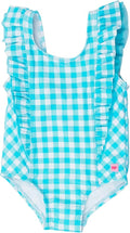 RuffleButts® Baby/Toddler Girls Ruffle Strap One Piece Swimsuit w/UPF 50+ Sun Protection