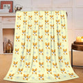 Corgi Blanket Cute Corgi Dog Throw Blanket Puppy Soft Cozy Fleece Fuzzy Stuffed Plush Flannel Gifts for Girls Women Boys Kids Adults 40''x50''
