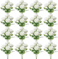 16 Pack White Peonies Artificial Flowers, Fake Silk Hydrangea Bouquet for Bridal Wedding Home Table Decor Reusable Dining Opening Ceremony Birthday Arrangement Faux Floral